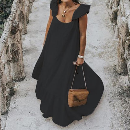 Summer Ruffle Maxi Dress