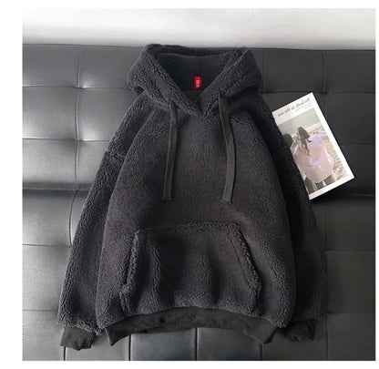 Women Faux Lamb Wool Velvet Sweater