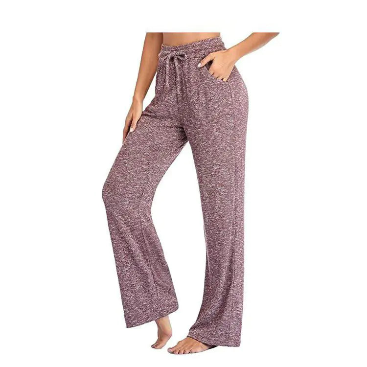 Women's Drawstring Sports Pants with Pockets