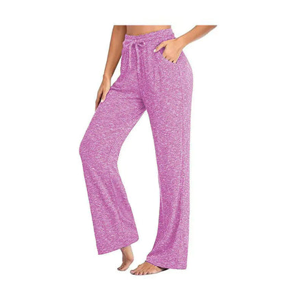 Women's Drawstring Sports Pants with Pockets
