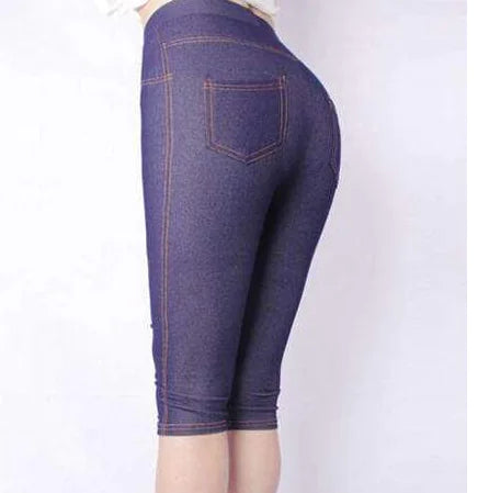Women Denim-Look Leggings