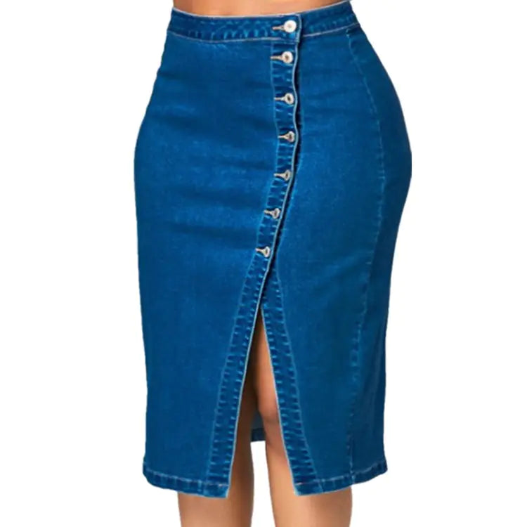 Women's Denim Jeans Skirt