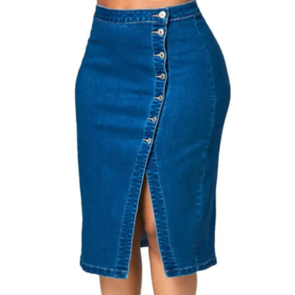 Women's Denim Jeans Skirt