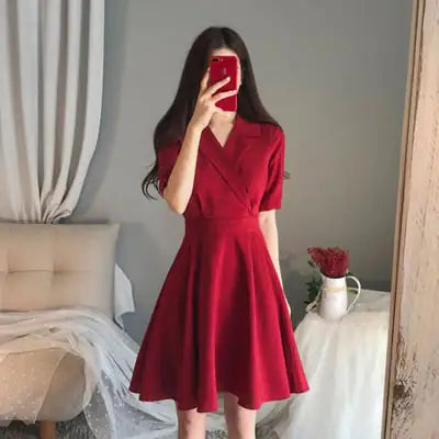 Sienne Short Sleeve Blazer Dress