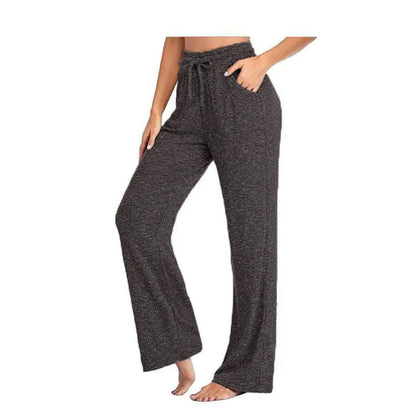 Women's Drawstring Sports Pants with Pockets