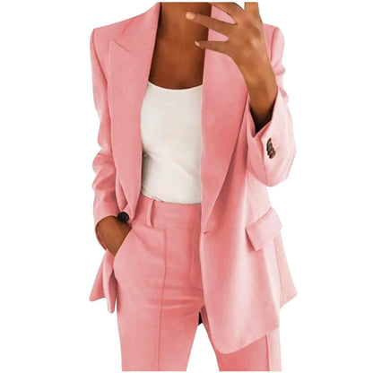 2 Piece Suit Sets for Women/ 2 Piece Blazer Sets Women Trendy Business Casual Pant Suit Set Dressy Pants Suits Work Two Piece Sets for Women