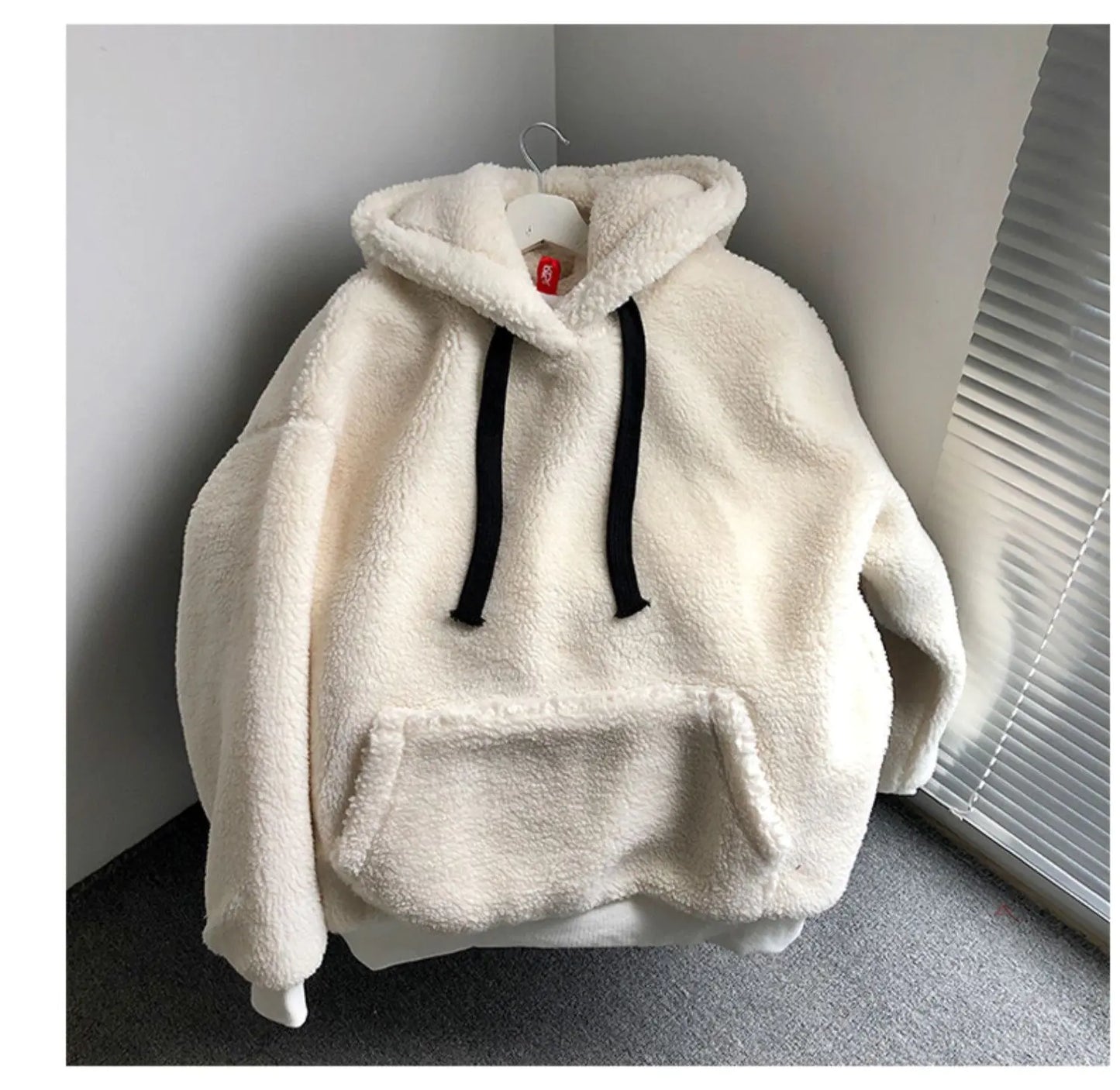 Women Faux Lamb Wool Velvet Sweater