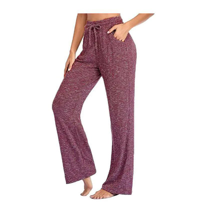 Women's Drawstring Sports Pants with Pockets