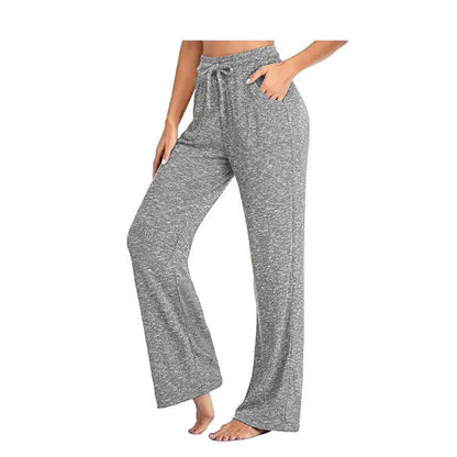 Women's Drawstring Sports Pants with Pockets