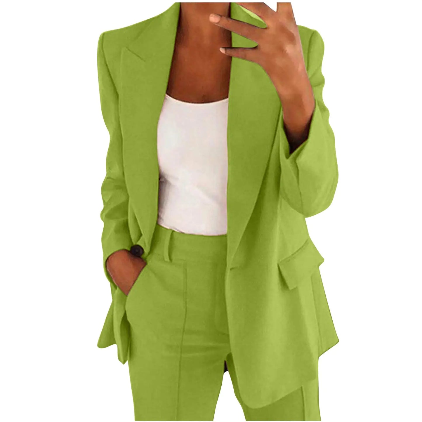 2 Piece Suit Sets for Women/ 2 Piece Blazer Sets Women Trendy Business Casual Pant Suit Set Dressy Pants Suits Work Two Piece Sets for Women