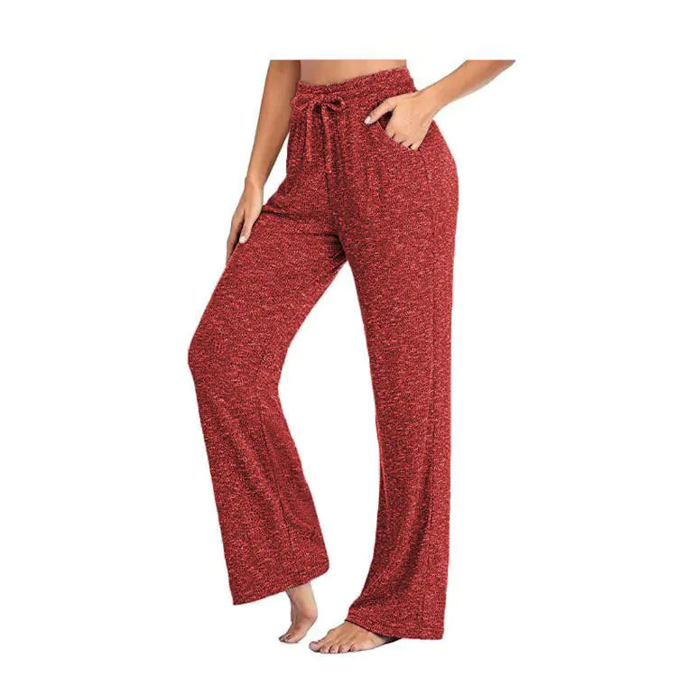 Women's Drawstring Sports Pants with Pockets
