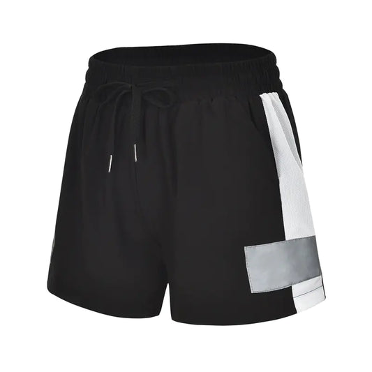 Reflective Quick-Dry Yoga Fitness Shorts