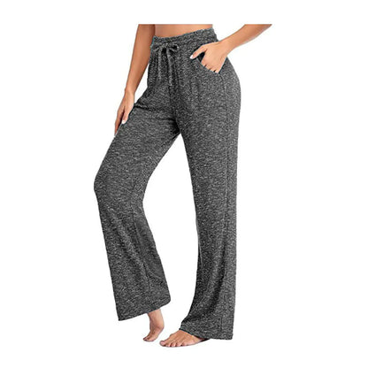 Women's Drawstring Sports Pants with Pockets