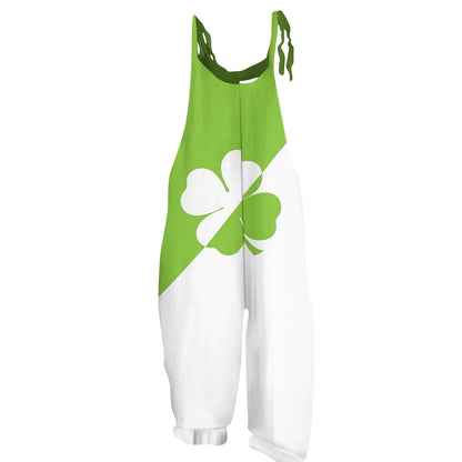 Women Casual Sleeveless Spaghetti Strap Jumpsuit