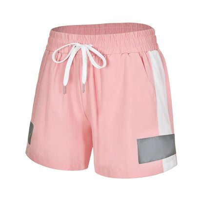 Reflective Quick-Dry Yoga Fitness Shorts