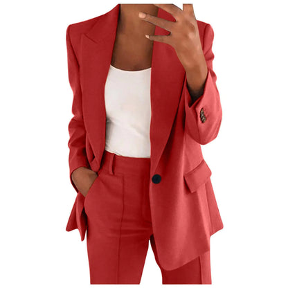 2 Piece Suit Sets for Women/ 2 Piece Blazer Sets Women Trendy Business Casual Pant Suit Set Dressy Pants Suits Work Two Piece Sets for Women