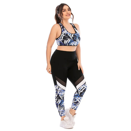 Women's Athletic Yoga Suit with Long Pants