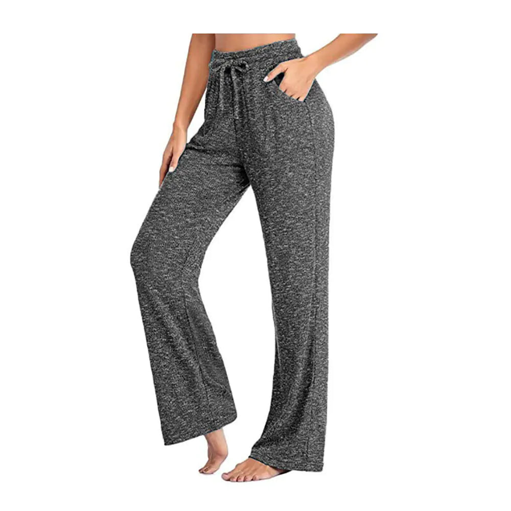 Women's Drawstring Sports Pants with Pockets