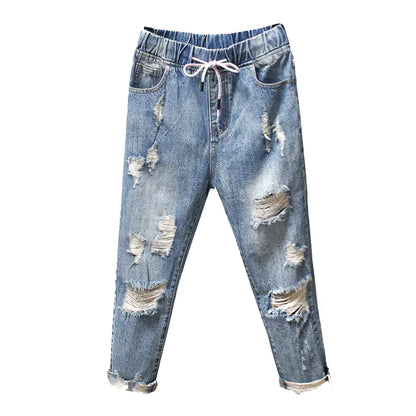Women's Ripped MM Jeans