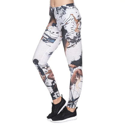 Women High-Waisted Printed Leggings