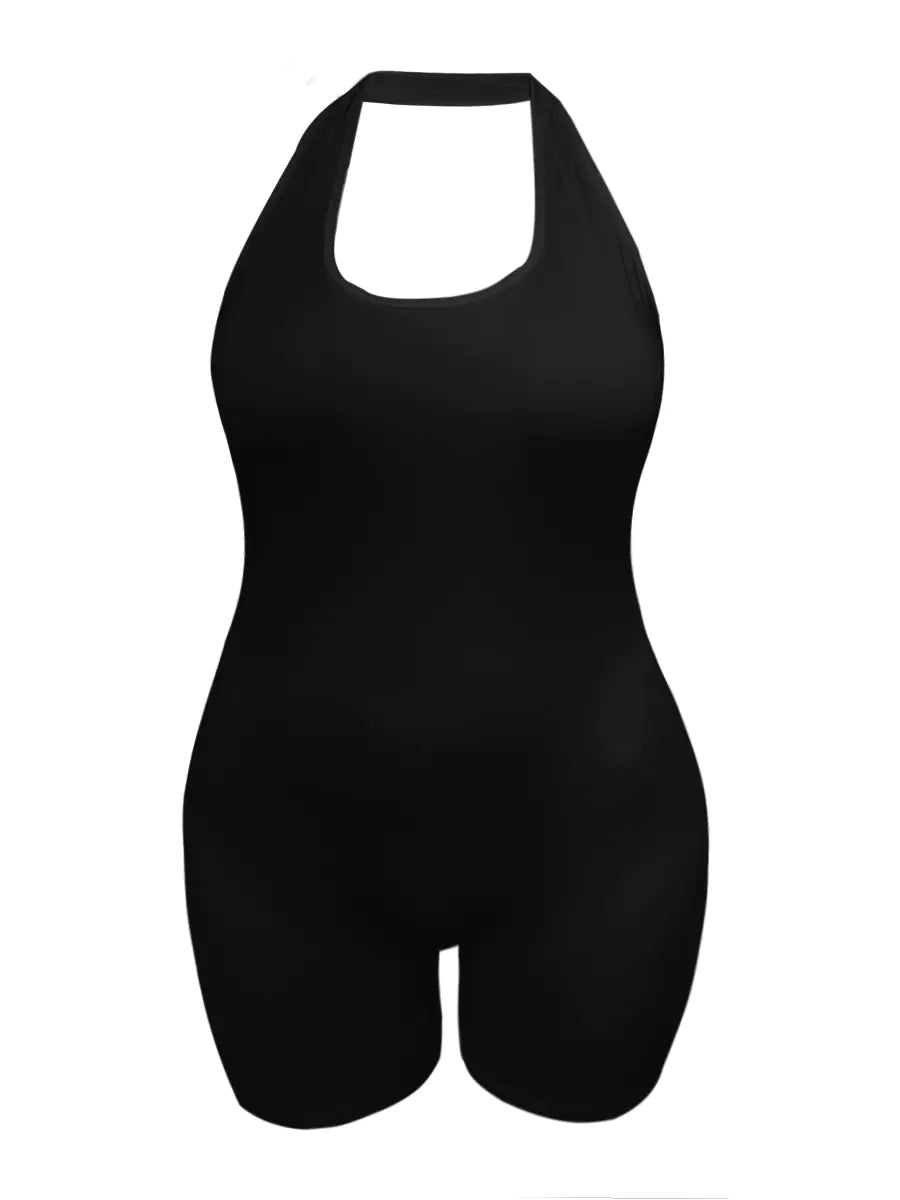 Women Halter Cami Romper