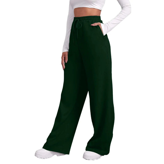 Women's Drawstring Wide Leg Palazzo Pants